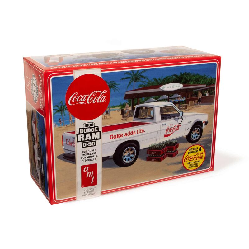 1/25 1982 Dodge Ram D-50 Pickup Coke Model Kit