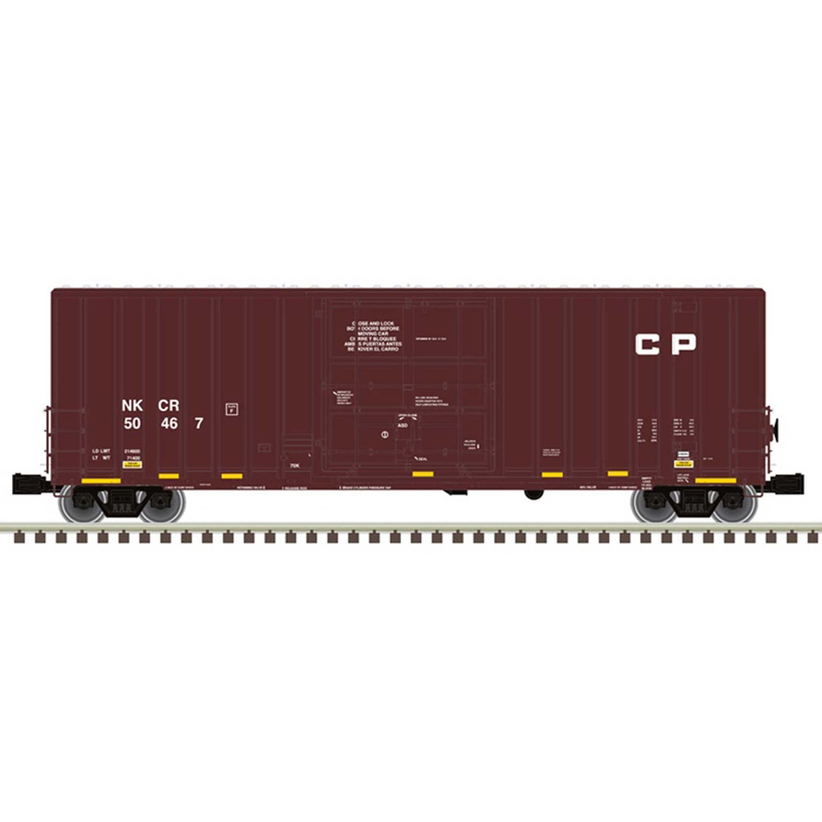 O Premier 50' Gunderson Box Car NKCR 50349, 50467