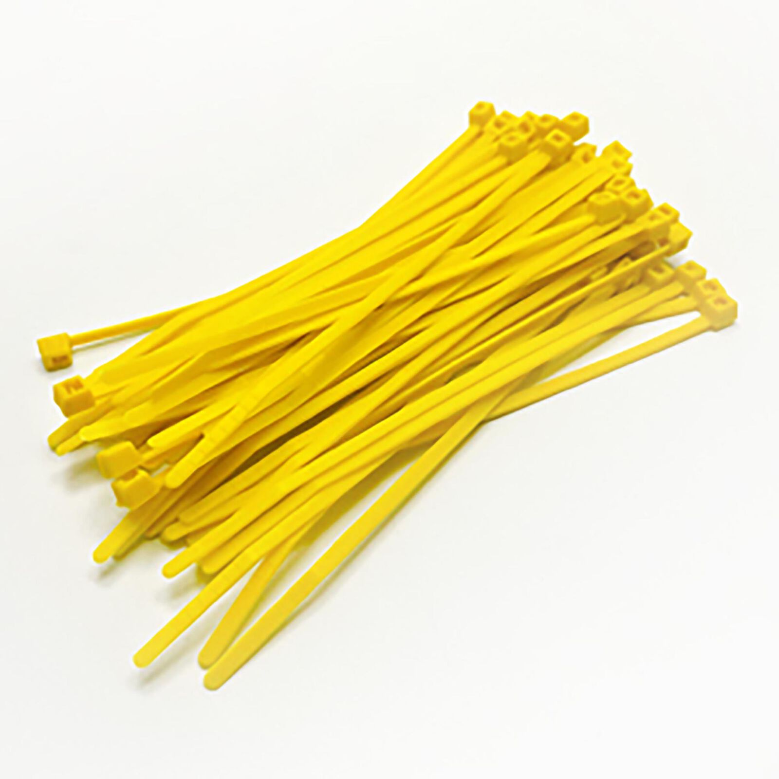 8" Tie Wraps, Yellow (50)