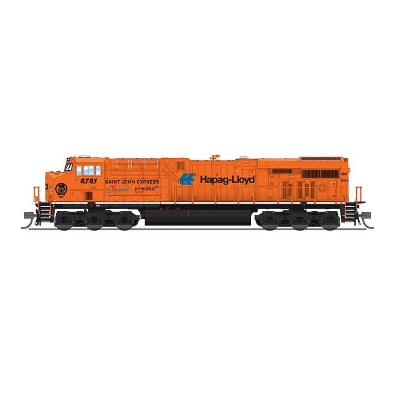 N GE ES44AC Locomotive, CP 8781, "Saint John Express" Orange Paint