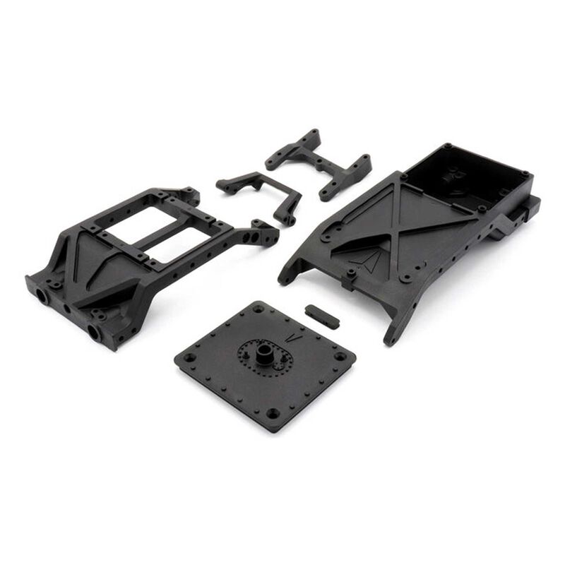 VS4-10 Chassis Cross Braces with Dig Servo Mount