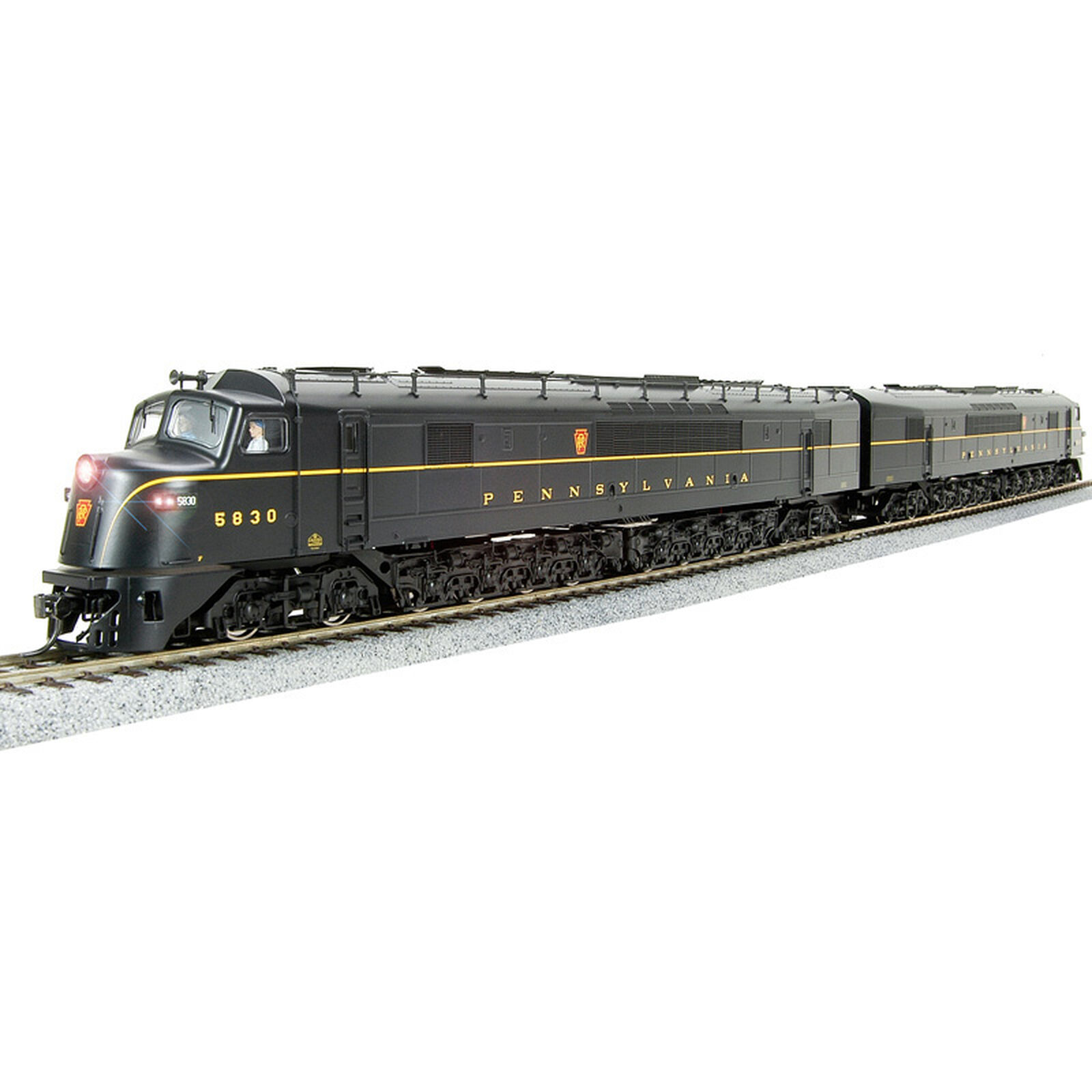 HO Centipede with DCC & Paragon 4 Sound, PRR #5833/#5821