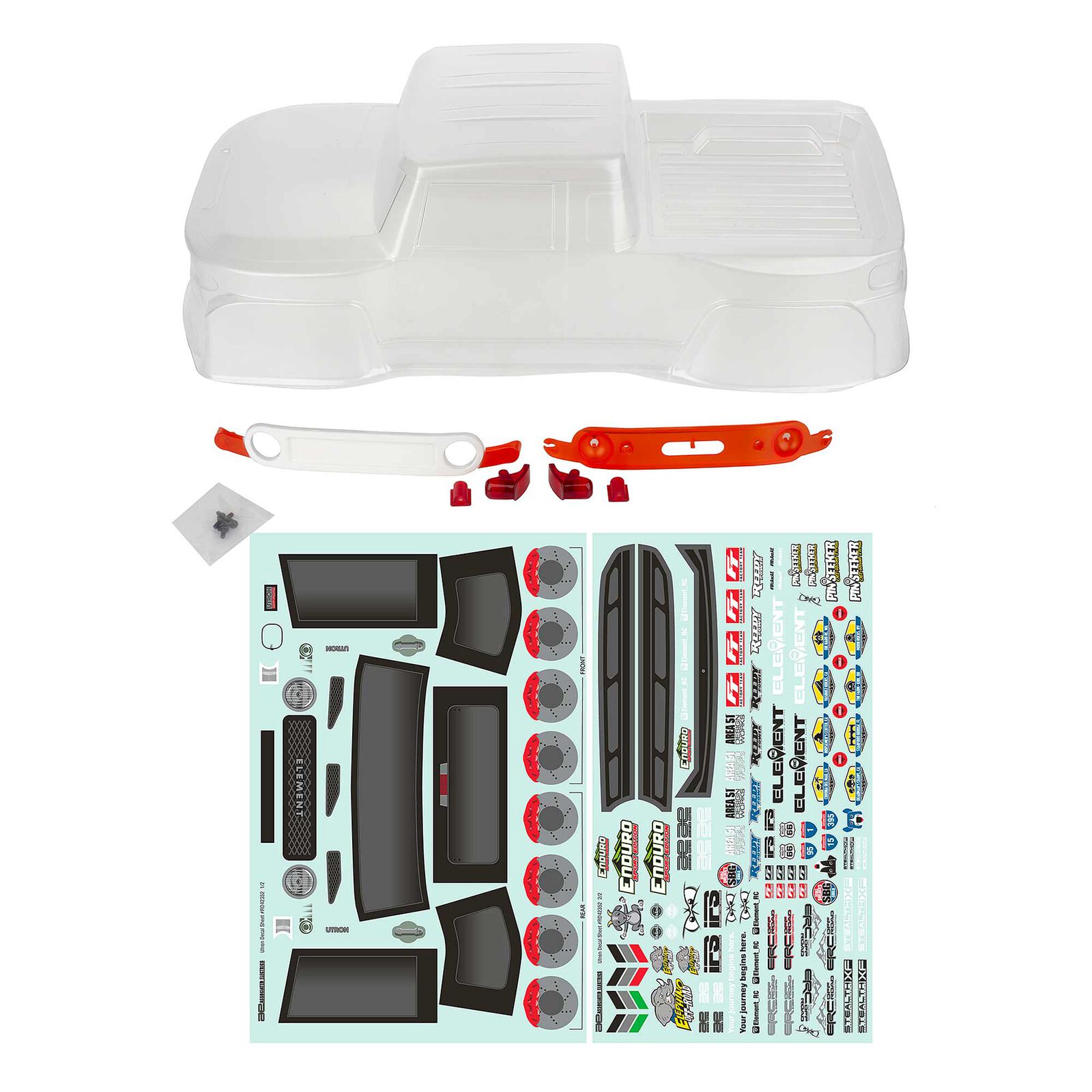 1/10 Clear Enduro SE Utron Body Set