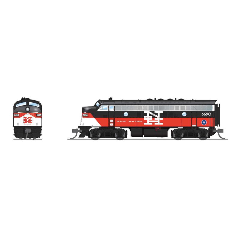 EMD F7A, CDOT 6690, NH McGinnis Scheme, No-Sound / DCC-Ready, N