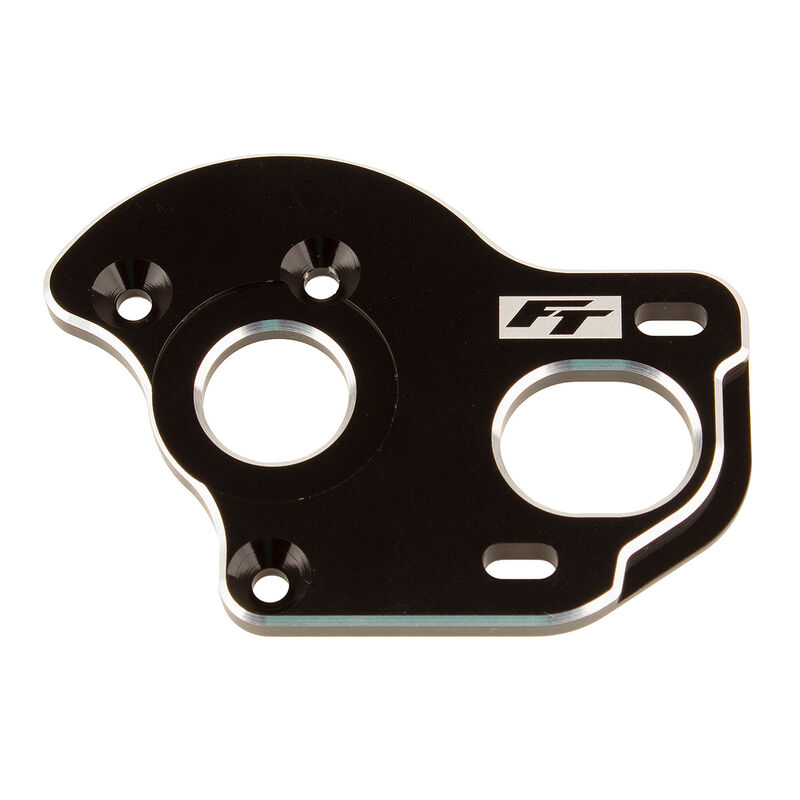 RC10B6.1 FT LAYDOWN/LAYBACK MOTOR PLATE 3.5MM, BLK