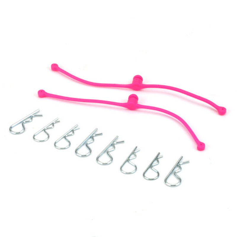 Body Klip Retainers, Pink (2)