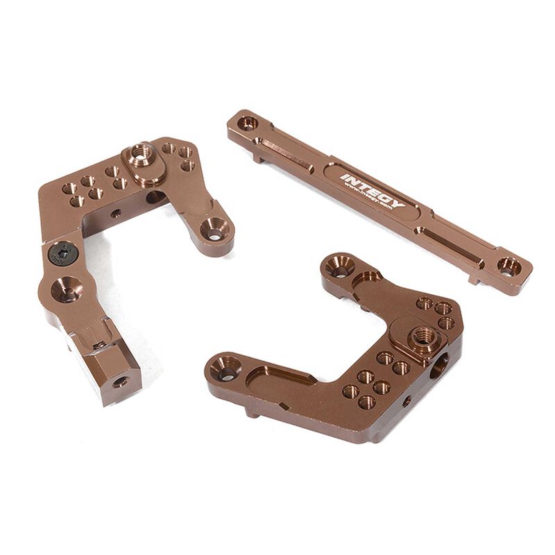 Front Shock Mounts, Bronze: 1/10 Enduro Sendero