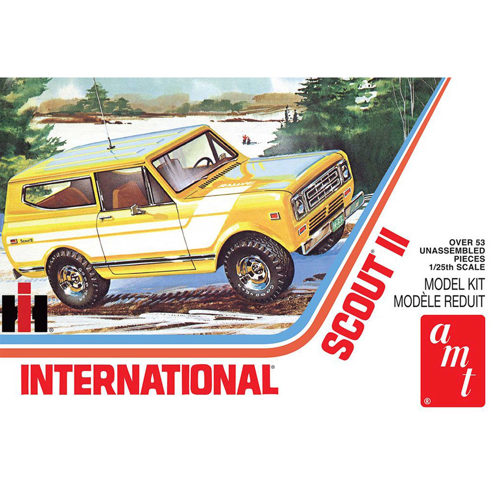 1/25 1977 International Harvester Scout II Model Kit