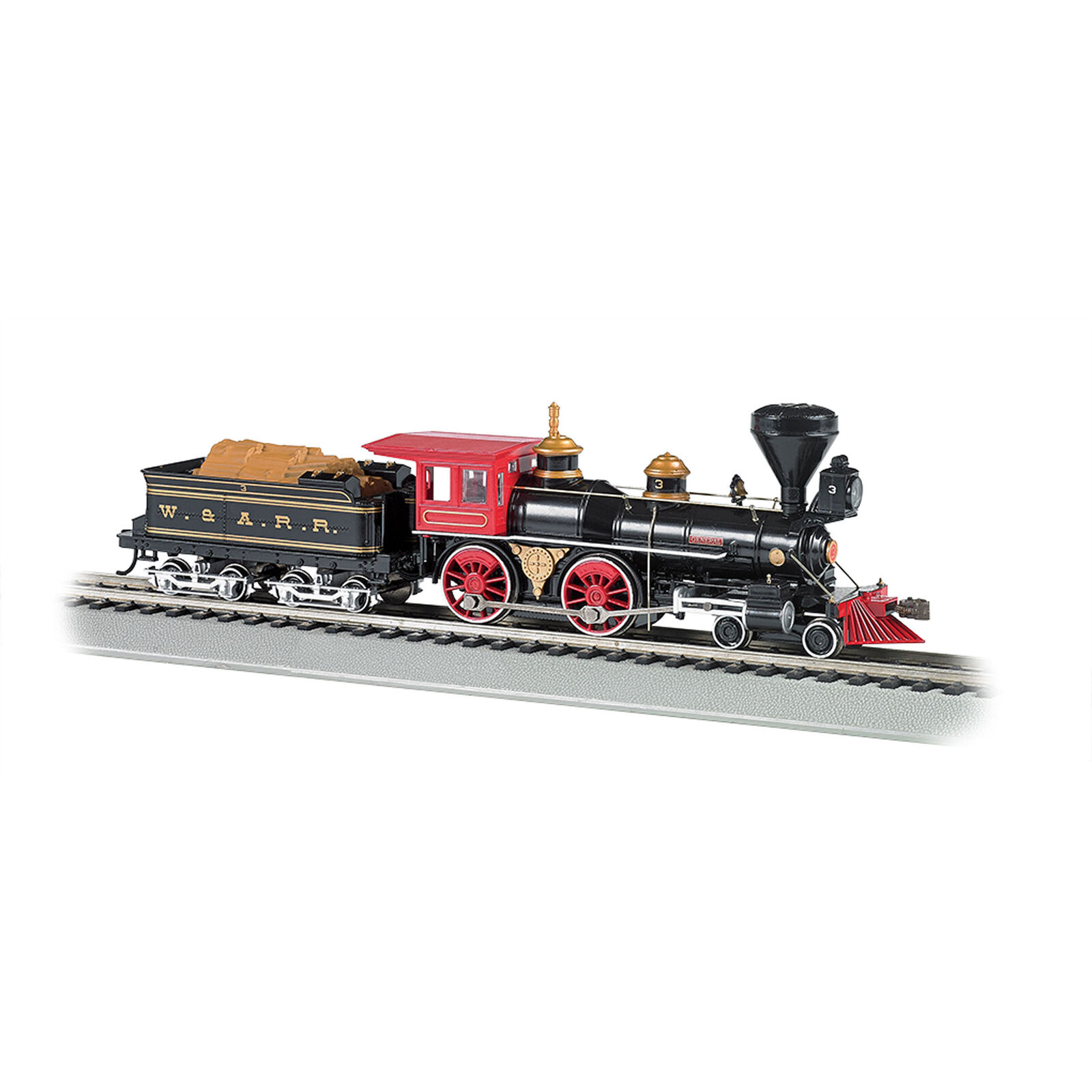 HO 4-4-0 w DCC & Sound Value W&ARR The General