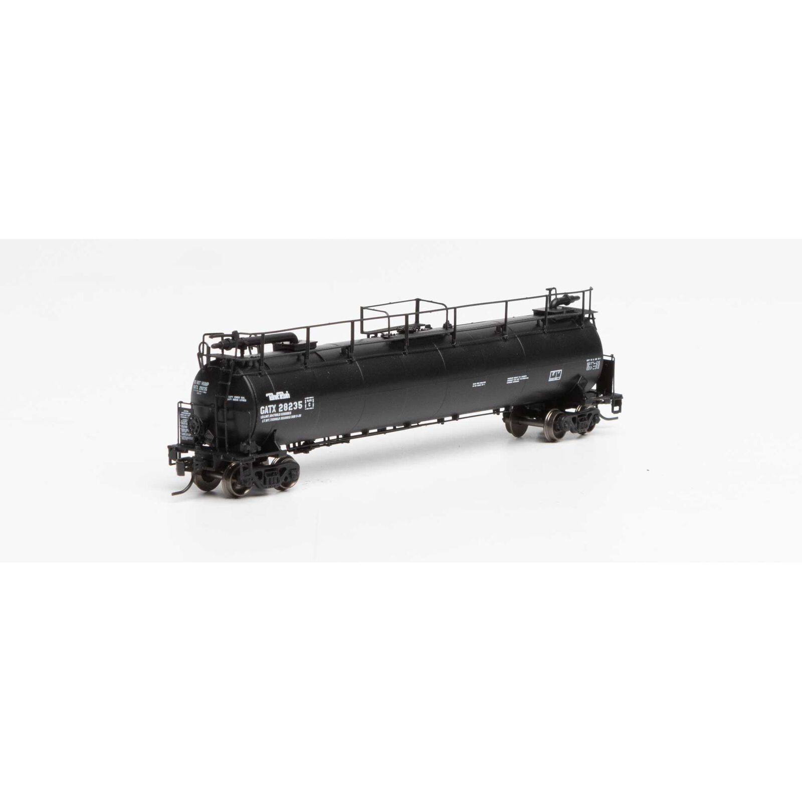 N TankTrain Intermediate, GATX/Black Letter #28235