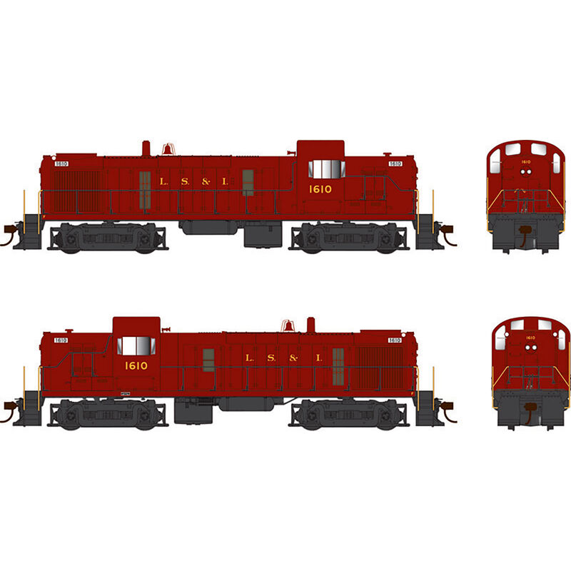 HO ALCo RS-3 DCC with Sound LS&I Maroon #1610