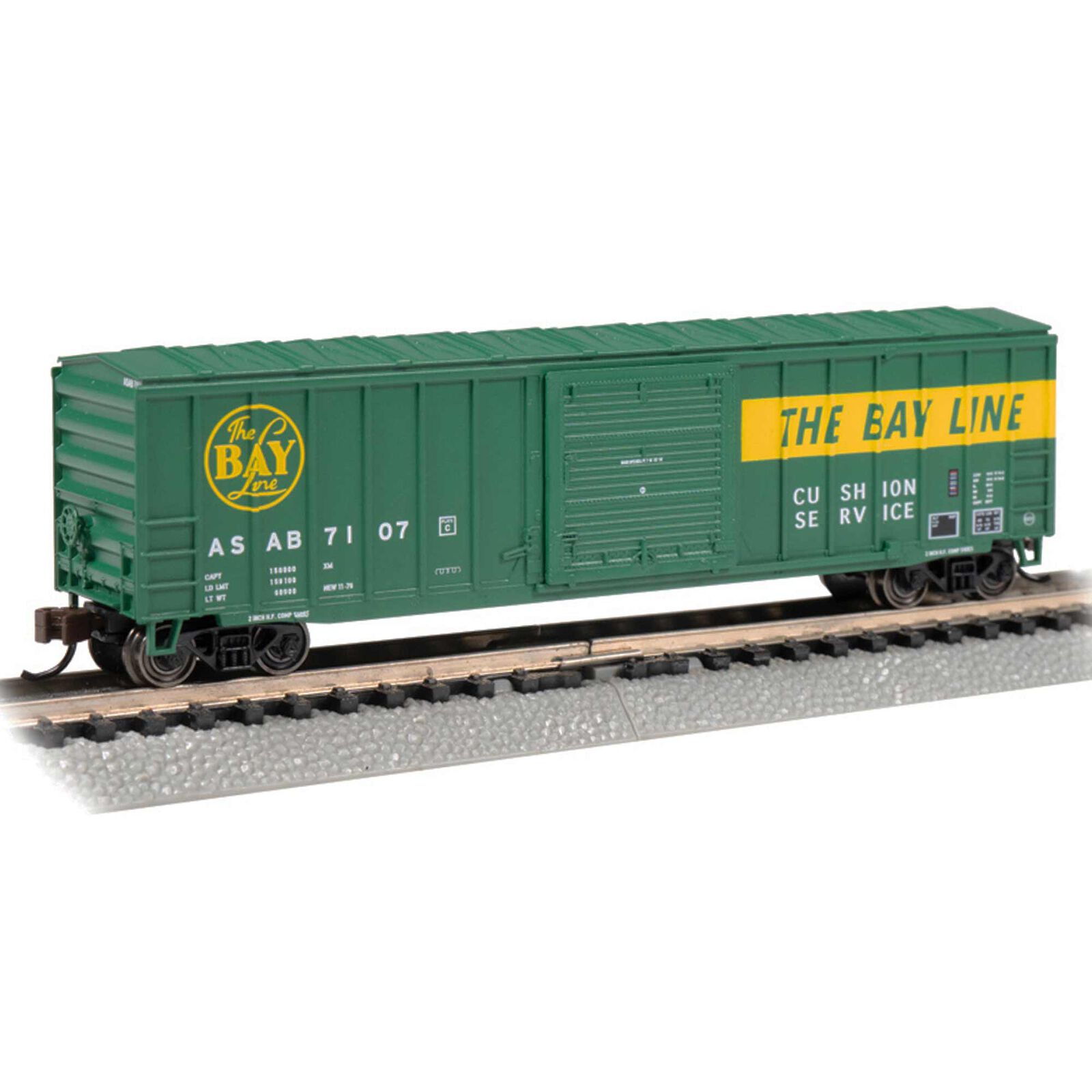 N ACF 50'6" Sliding Door Box Car The Bay Line #7107
