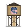 HO, Operating Water Tower with Sound, UP, Weathered