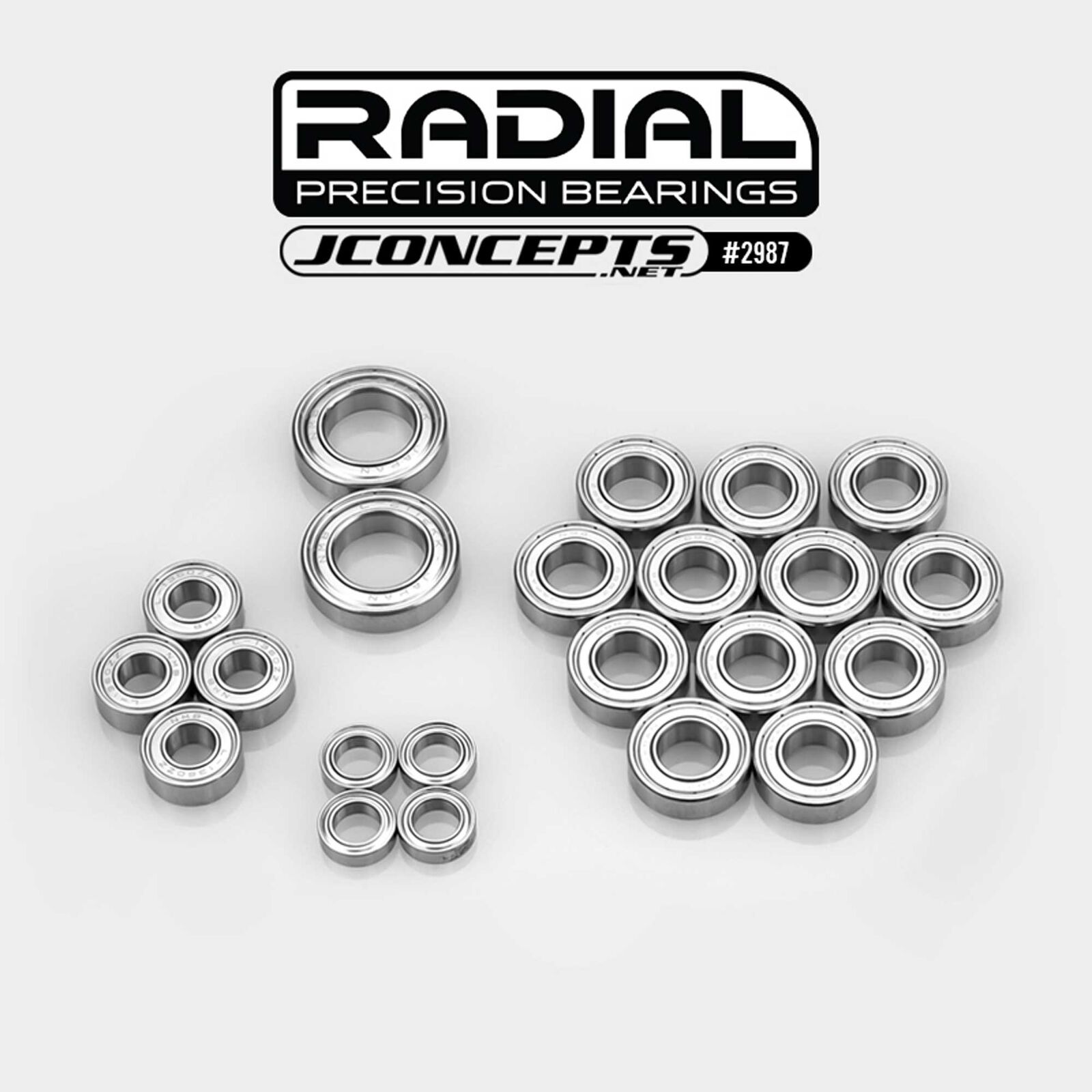 Radial Nmb Bearing Set: Hb D819Rs, D8T Evo 3