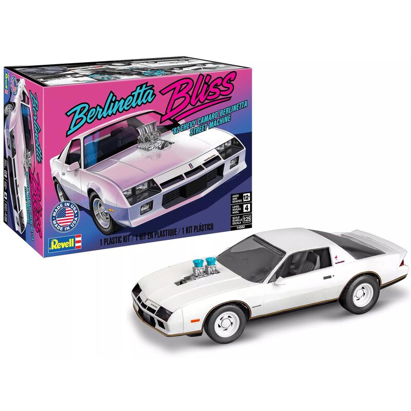 CARRERA REVELL OF AMERICAS INC 1/25 1982 Camaro Berlinetta Street Machine Model Kit