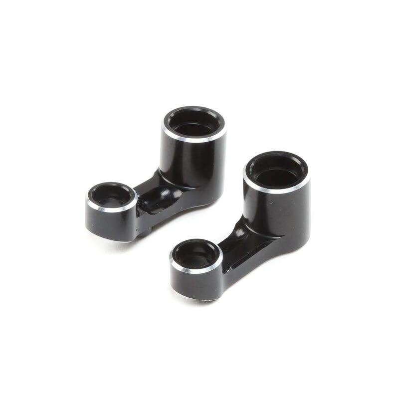 Bell Crank Set Aluminum, Black: 22 5.0