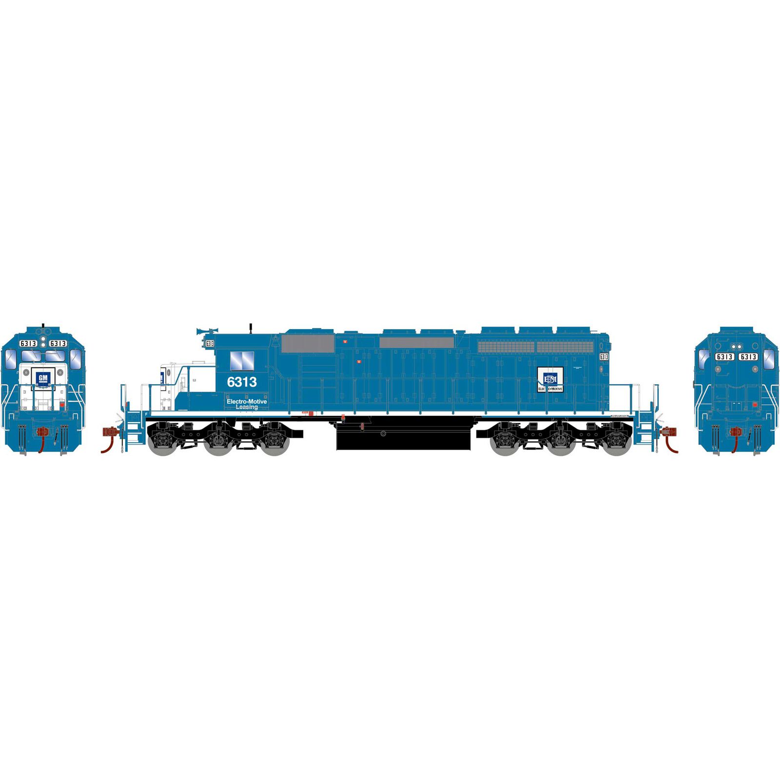 HO RTR SD40-2, EMDX #6313