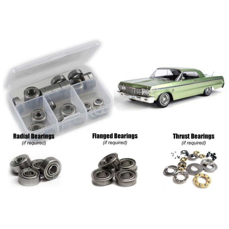 Metal Shielded Bearing Kit, 1/10 Redcat 1964 Impala