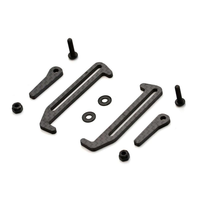 Carbon Fiber Lipo Tabs And Cups Set: B6.4 B6.3