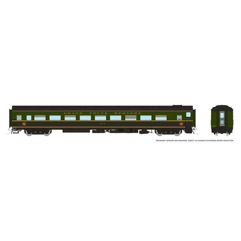 HO Lightweight Coach: GTW - 1954 Scheme: #4885