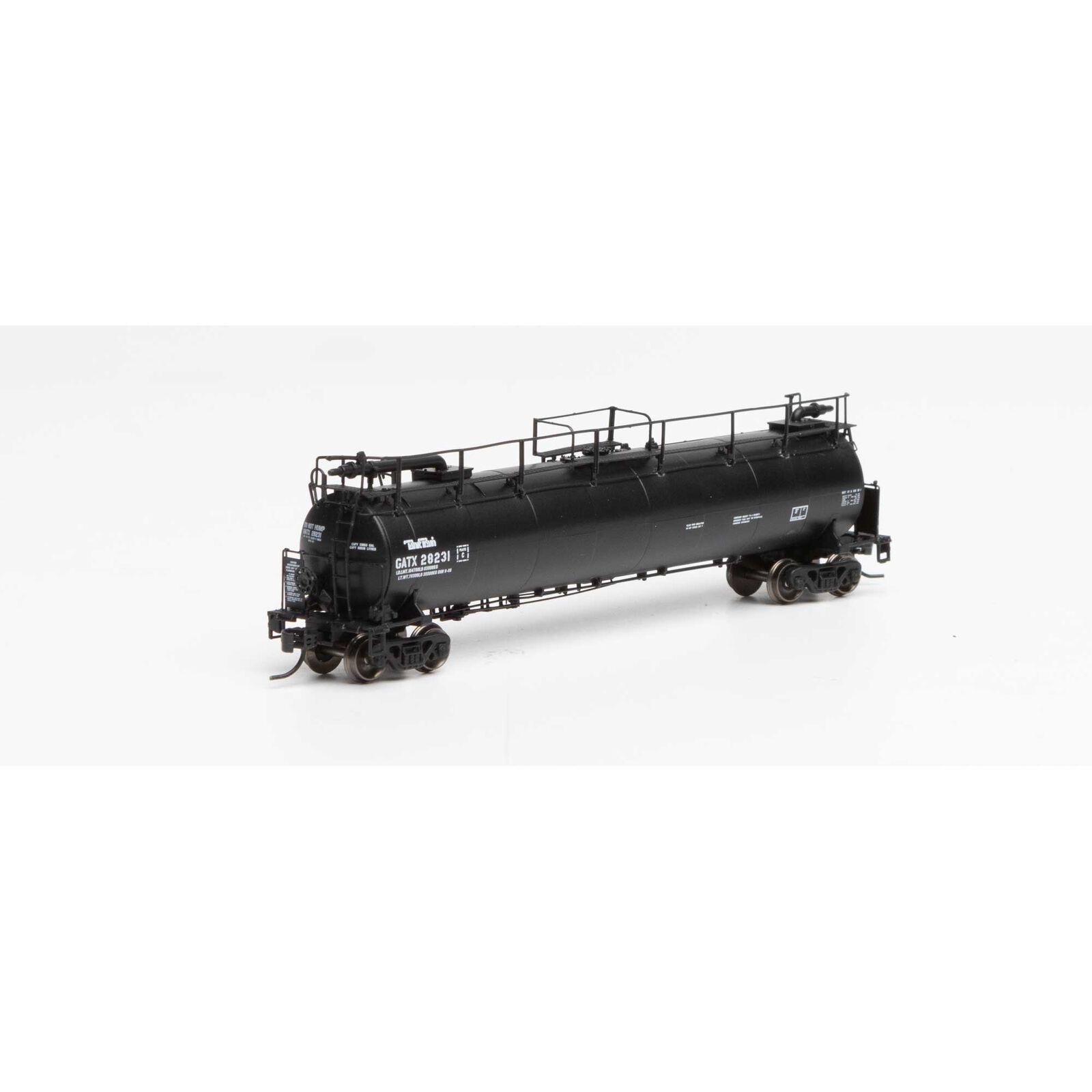 N TankTrain Intermediate, GATX/Black Letter #28231