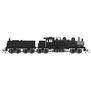 HO Class D 4 Truck Shay Locomotive, Unlettered Black