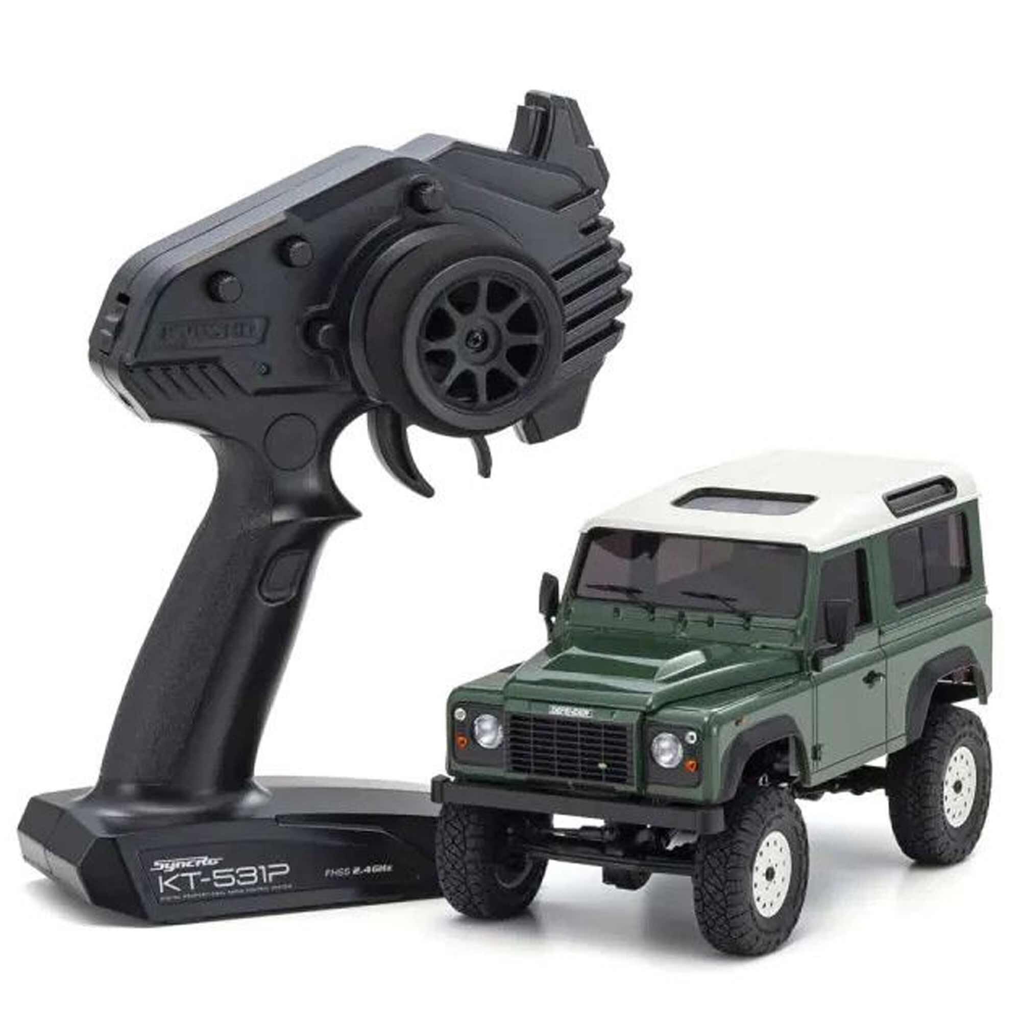 Kyosho 1/28 Land Rover Defender 90 Mini-Z 4x4 Crawler RTR