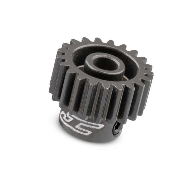 48 pitch, 21T, SS machined aluminum pinion gear