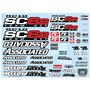 Decal Sheet, 1/10 Team Associated RC10SC6.2
