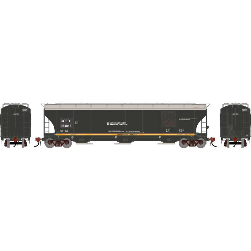 HO GEN Trinity 5161 Covered Hopper, Primed For Grime COER #354845