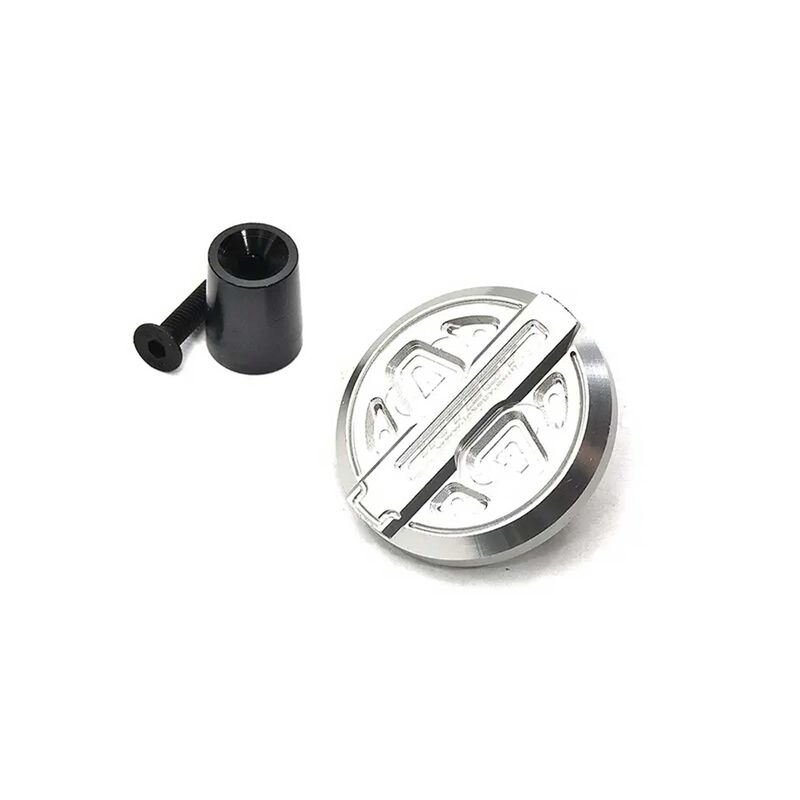 Billet Machined Fuel Filler Cover for Axial SCX6 Crawler