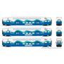 HO BiLevel Commuter Car Sounder Set #2