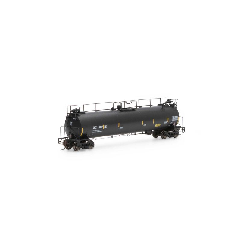 HO TankTrain Intermediate,GATX/Yellow Stripe#48617