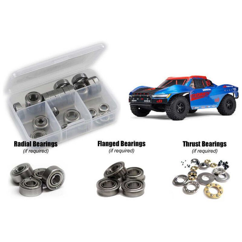 Metal Shielded Bearing Kit, 1/10 ARRMA Fury 223S BLX