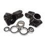 Alloy Machined Rear Hub Carriers w/ 6 Bearings for ARRMA 1/8 Kraton & Outcast
