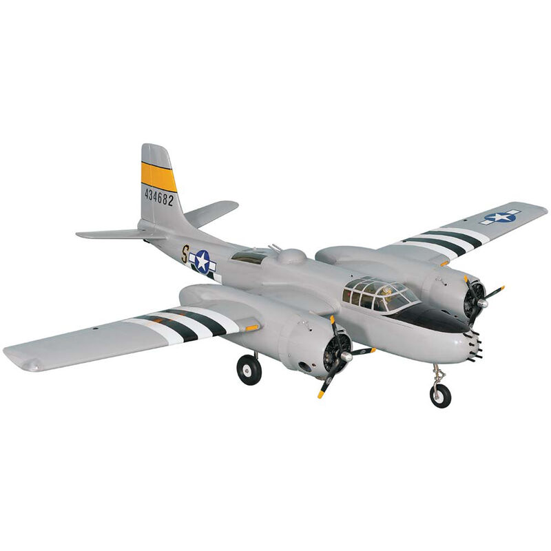 1:9 1/4 A-26 Invader Twin GP EP ARF 90.5"