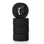 Fifty6 Foam Tire Mounted on Circuit Black Wheel 8mm Hex (4)