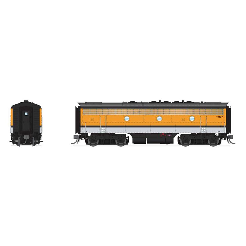 HO EMD F7B Locomotive, DRGW 5643, 1 Stripe Scheme with Paragon4