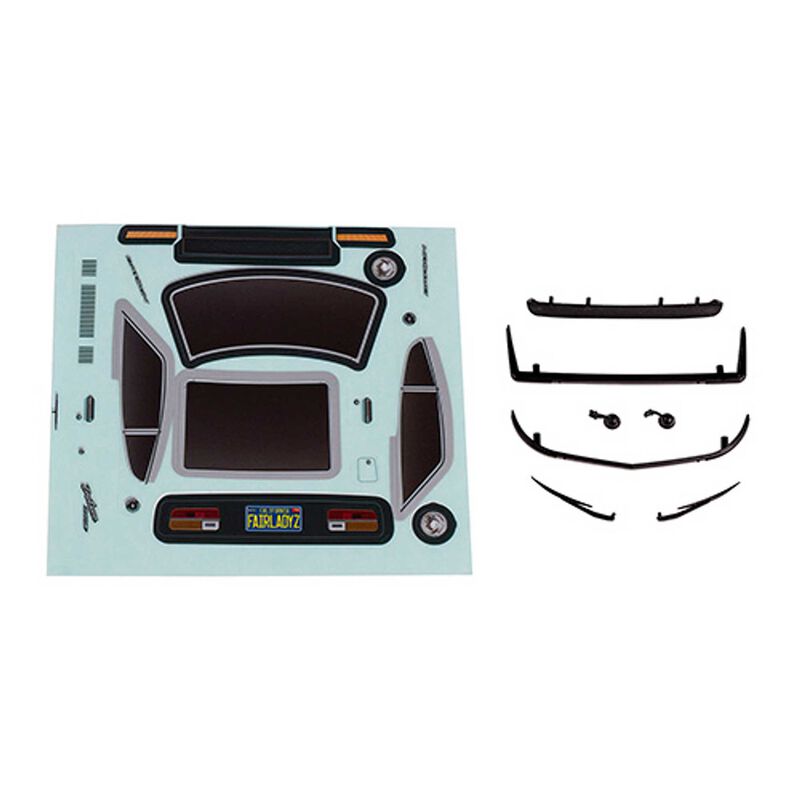 Datsun 240Z Body Accessories Set, 1/27 Team Associated SR27