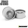 Incision KMC 1.9 XD136 Panzer Clear Anodized Wheels (2)