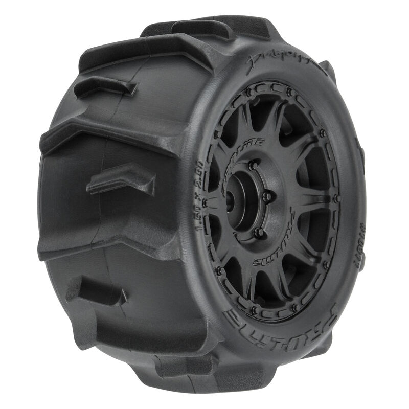 1/18 Dumont F/R Tires MTD 12mm Black Raid (4): Granite GROM