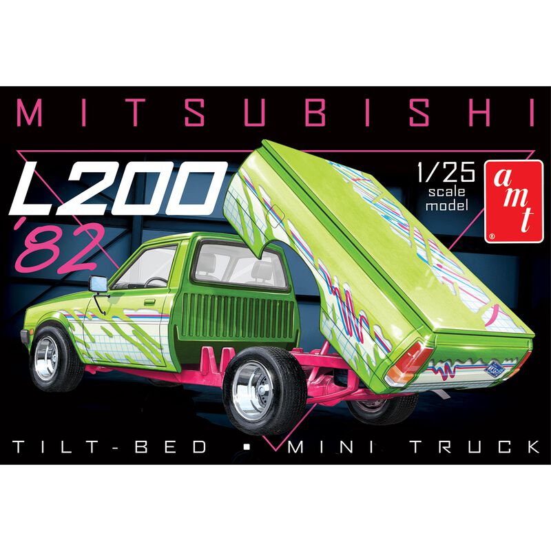 AMT 1/25 Mitsubishi L200 Tilt-Bed Pickup Truck Model Kit