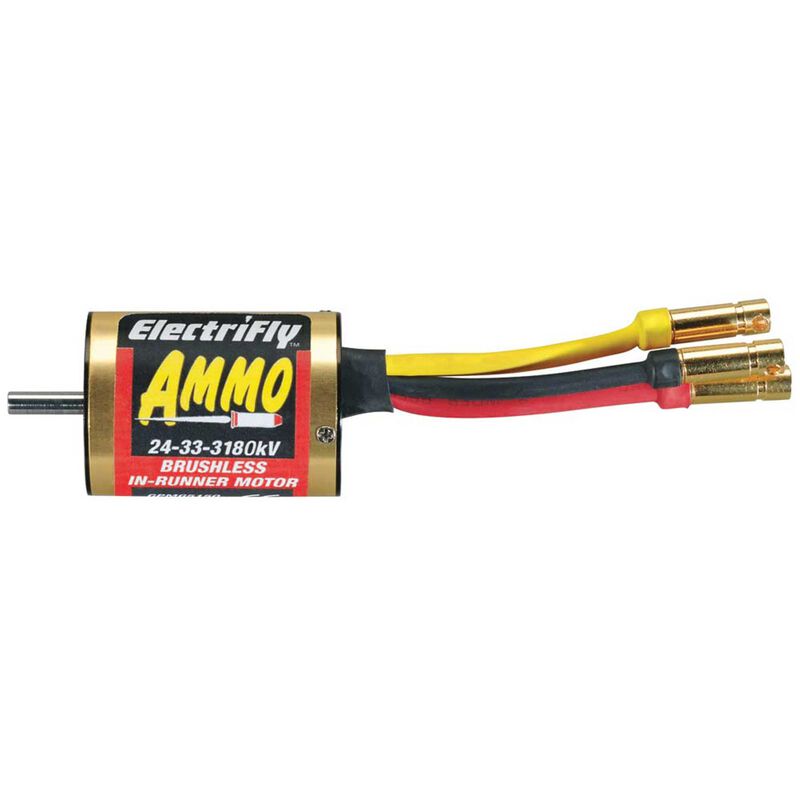 Ammo Inrunner Brushless Motor, 24-33-3180Kv