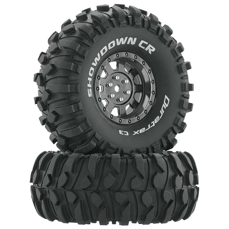 Showdown CR C3 Mounted 1.9" Crawler Black Chrome (2)