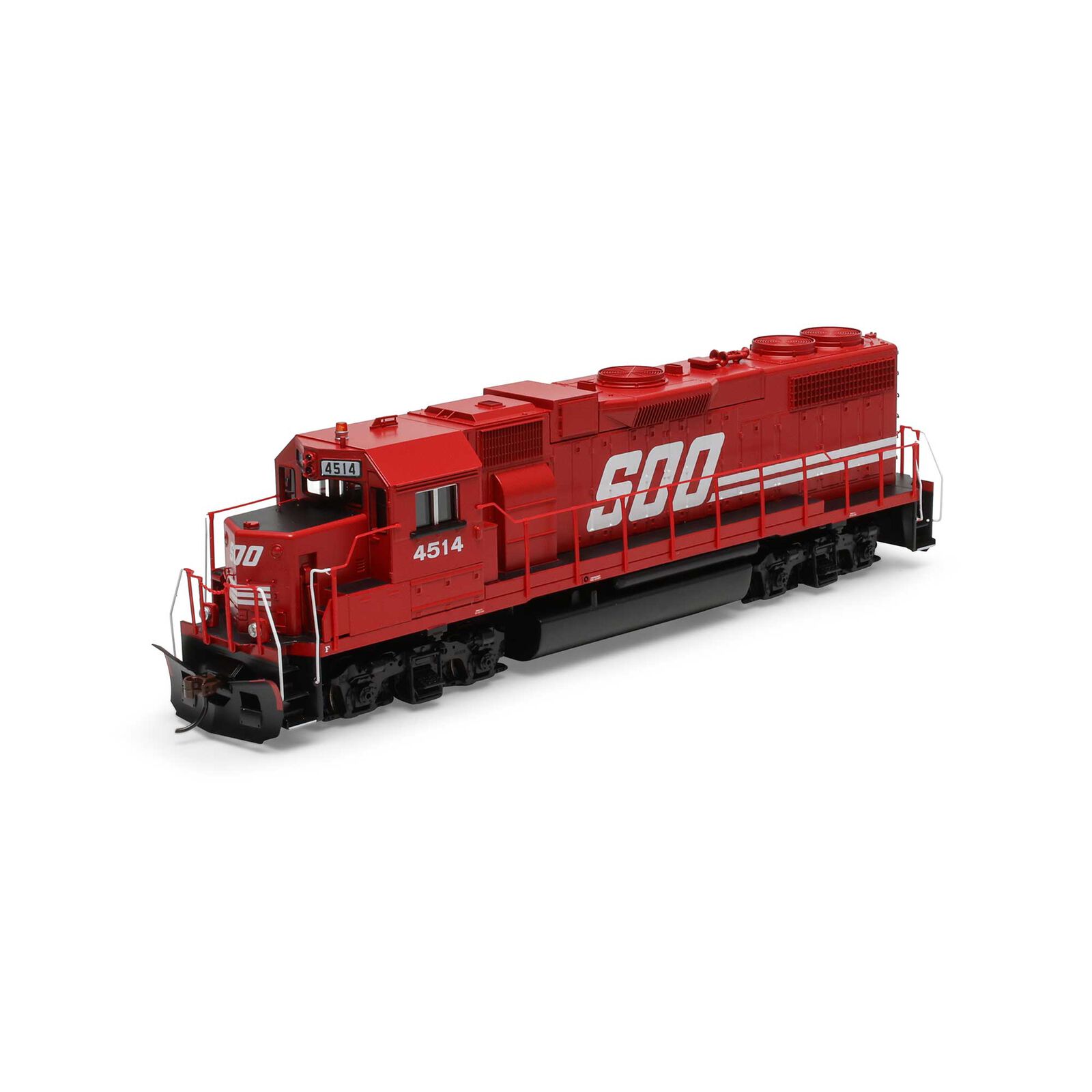 HO GP38-2 Locomotive, Sound-Ready with Speaker, SOO #4514