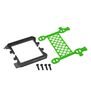 B6.3 Carbon Logo Cargo Net Battery Brace, Green