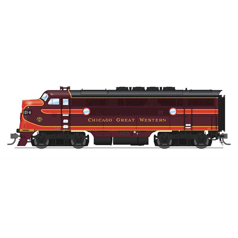 HO EMD F3 Paragon4, CGW #101A/101B