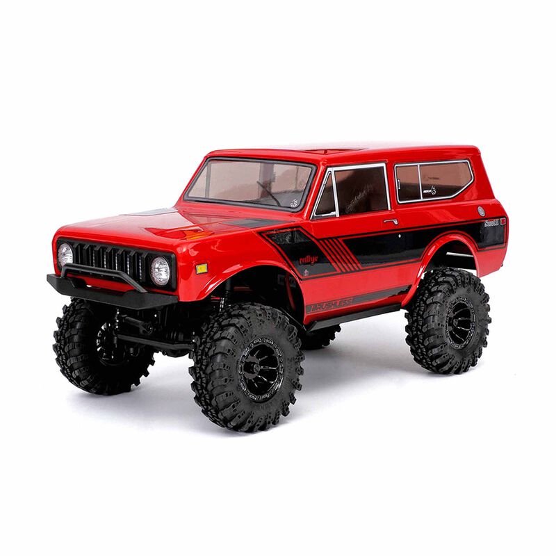 1/18 Ascent-18 International Scout II Brushless 4x4 Rock Crawler RTR, Red