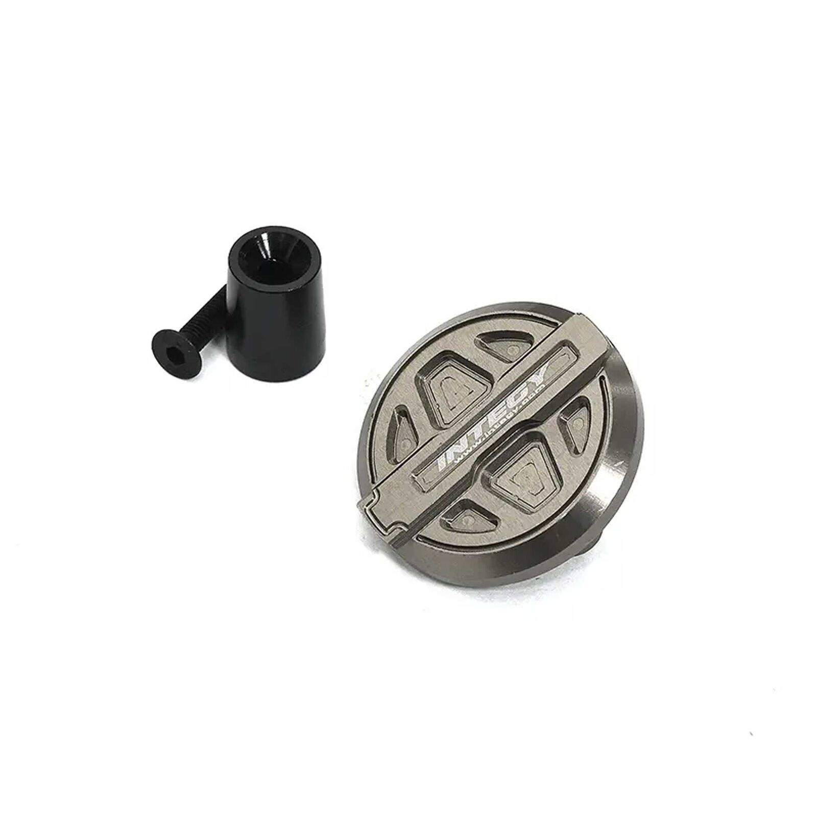 Billet Machined Fuel Filler Cover for Axial SCX6 Crawler
