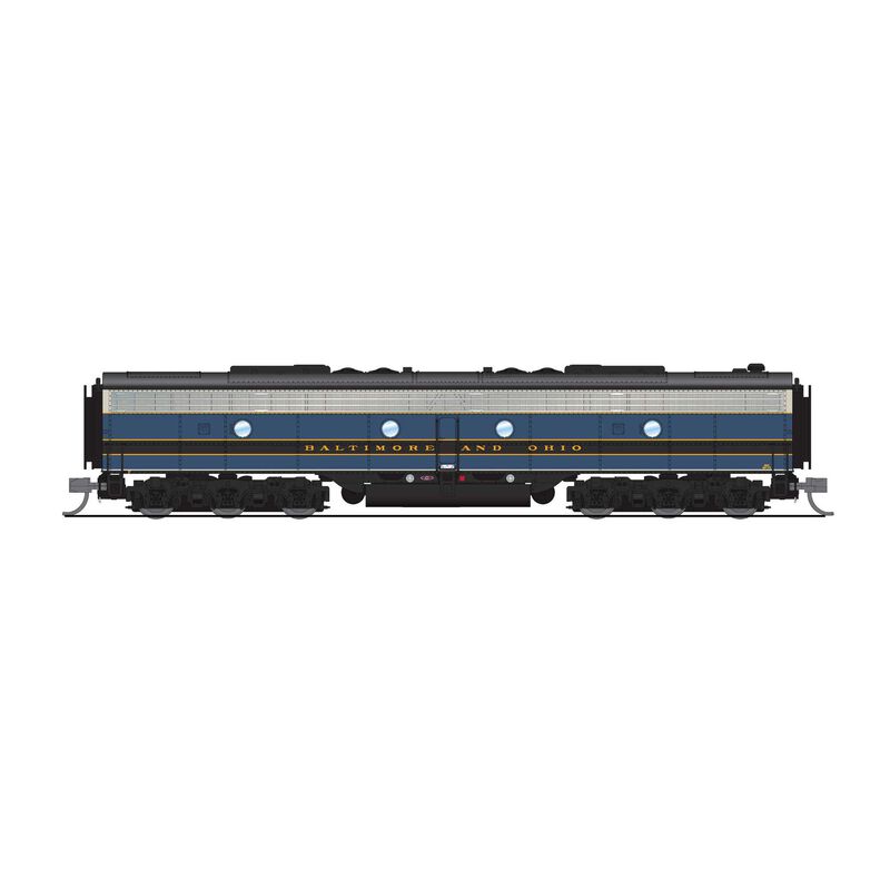 N EMD E8B Locomotive with DCC & Sound, B&O 53X, As-Delivered